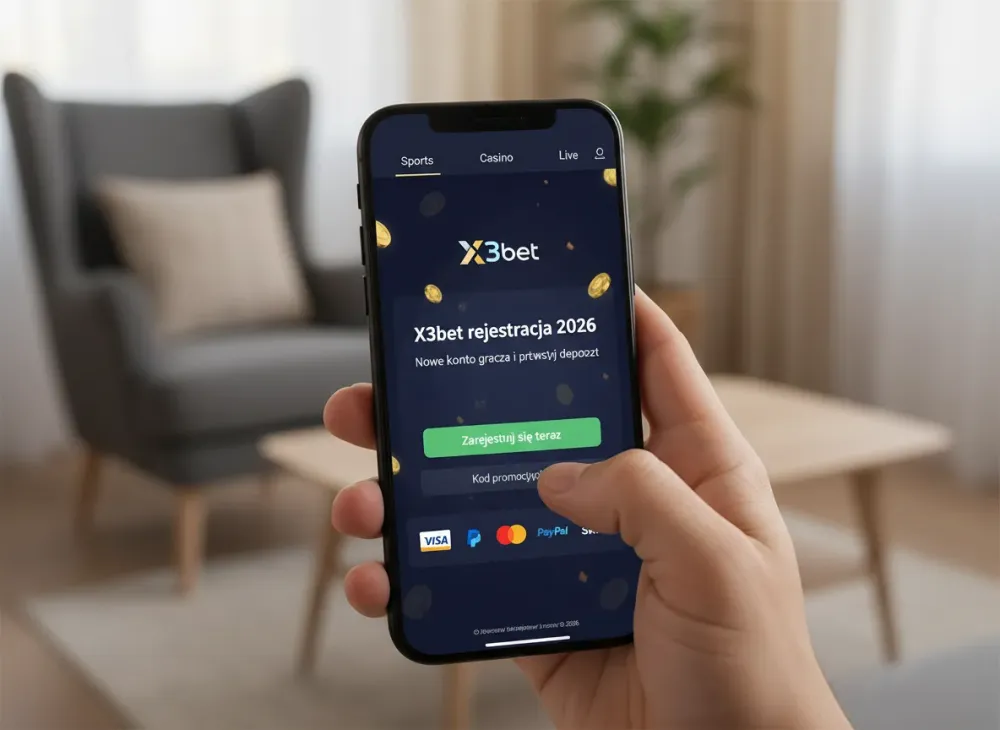 X3bet rejestracja 2026 – nowe konto gracza i pierwszy depozyt
